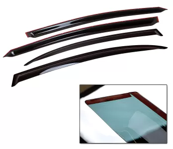 General Representation Subaru WRX PRO Design Side Window Visors / Deflectors