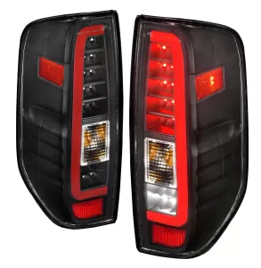 2008 Nissan Frontier CG Black LED Tail Lights