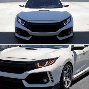 2017 Honda Civic PRO Design Black Headlights