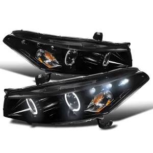 Honda Accord - 2008 to 2012 - 2 Door Coupe [All] (G Style) (Projector With Halo, LED Accent Lights)