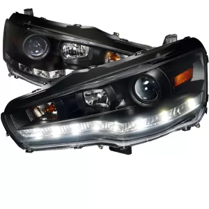 Mitsubishi Lancer Evo - 2008 to 2015 - Sedan [All] (Projector, LED Accent Lights)