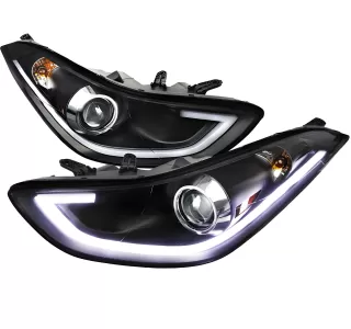 2013 Hyundai Elantra PRO Design Black Headlights