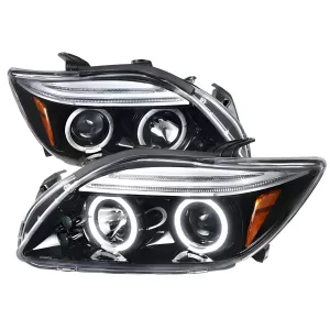 Scion tC - 2005 to 2010 - Hatchback [All] (Projector With Halo, LED Accent Lights) (Jet Black)