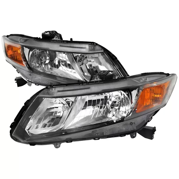 PRO Design Black Headlights for 2012 Honda Civic