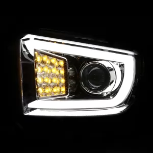 Toyota Tundra - 2014 to 2021 - All [All] (Projector, LED C-Bar Accent Lights) (Without Factory LED Strip) (Without Level Adjuster)