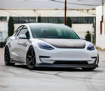 2021 tesla Model 3 Seibon OEM Style Carbon Fiber Front Lip