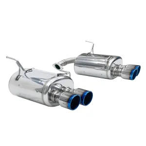 Subaru WRX - 2022 to 2024 - Sedan [All] (Rear Section Only) (Quad Burnt Titanium Tips) (Legamax Premium)