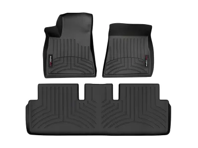 Tesla Model 3 - 2017 to 2024 - Sedan [All] (Front and Rear Set) (Black)