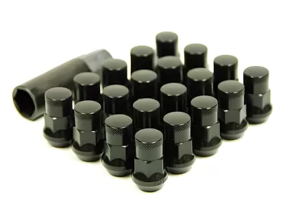 Universal (12 x 1.25) (20 Lug Nut Set) (Black)