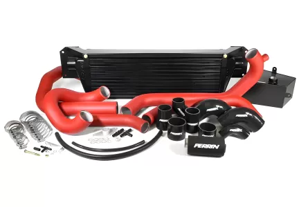 Subaru WRX STI - 2015 to 2021 - Sedan [All] (Front Mount Kit) (Black Core) (Red Tubes)