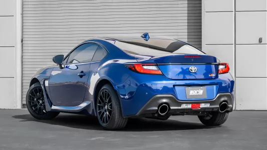 Subaru BRZ - 2022 to 2025 - Coupe [All] (ATAK Exhaust) (Dual Rolled Angle-Cut Polished Tips)