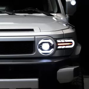 Toyota FJ Cruiser - 2007 to 2014 - SUV [All] (LED Projector, LED Sequential Accent Lights) (Integrated LED High Beams)