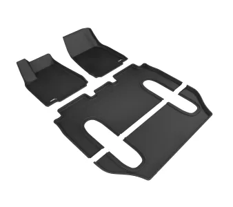 2021 tesla Model X 3D MAXpider Custom Fit Floor Mats