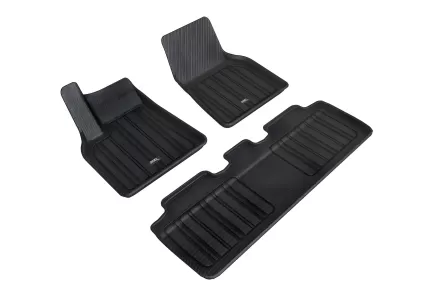 2021 tesla Model Y 3D MAXpider Custom Fit Floor Mats