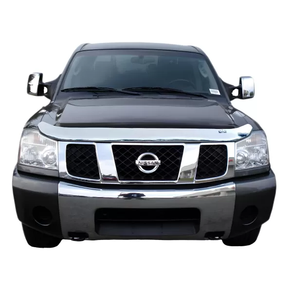 AVS Chrome Hood Shield Protector Deflector for 2005 Nissan Armada