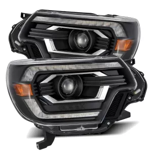 2013 Toyota Tacoma AlphaRex LUXX Series LED Projector Headlights