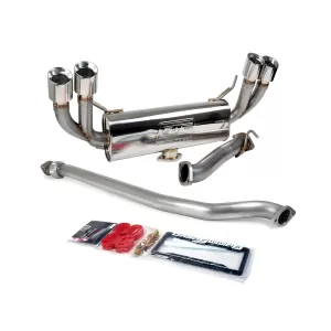 Subaru WRX STI - 2008 to 2014 - Hatchback [All] (Single Muffler) (Quad Polished Tips) (Un-Resonated)